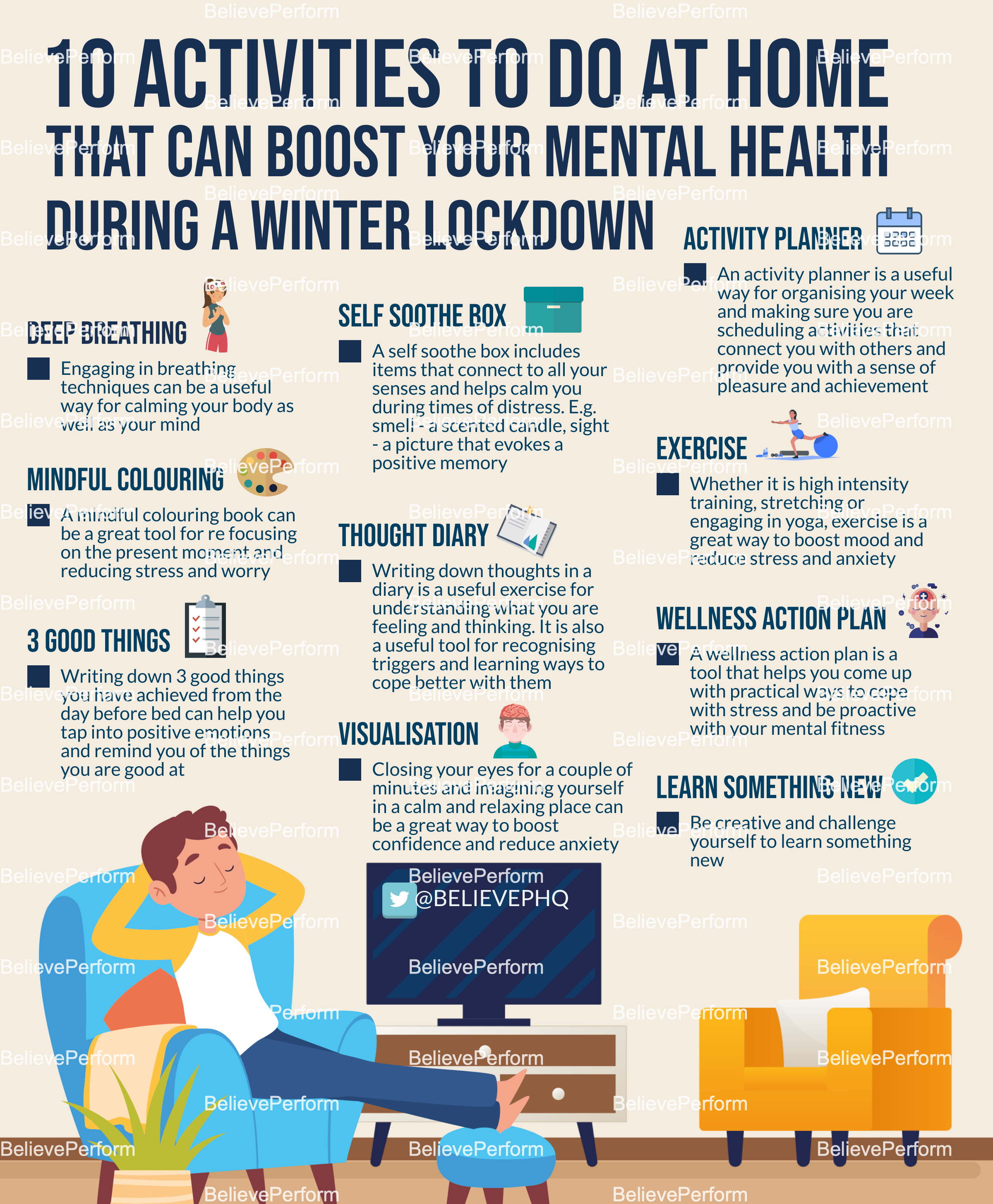 10 Activities To Do At Home That Can Boost Your Mental Health During A