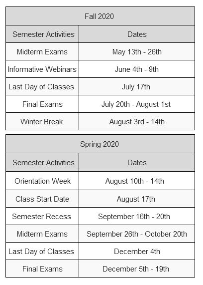 10+ Key Semester Dates For Success