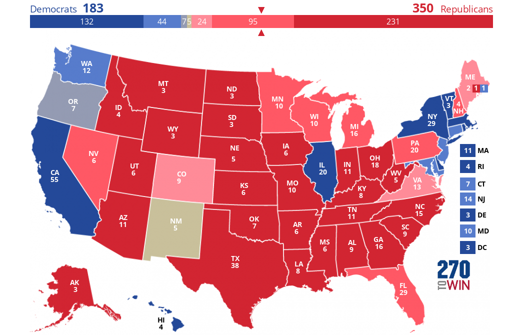 2024 Election Predictions Race To The Kiah Arlinda