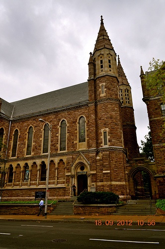 Battell Chapel Yale University New Haven Ct Postcard