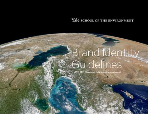 Brand Identity Guidelines And Resources Yale School Of The Environment