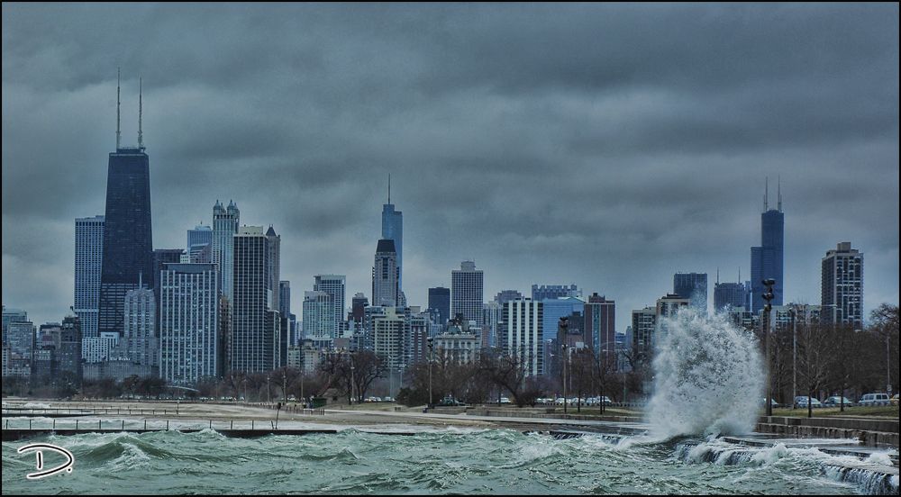 Chicago Lakefront By David Engerman