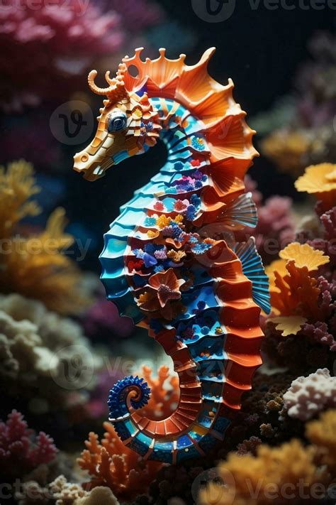 Colorful Seahorse Images