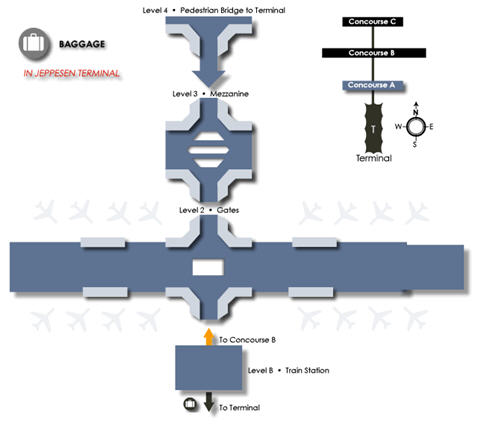 Den Denver Dia Airport Terminal Map Address Phone Exploring Monkey