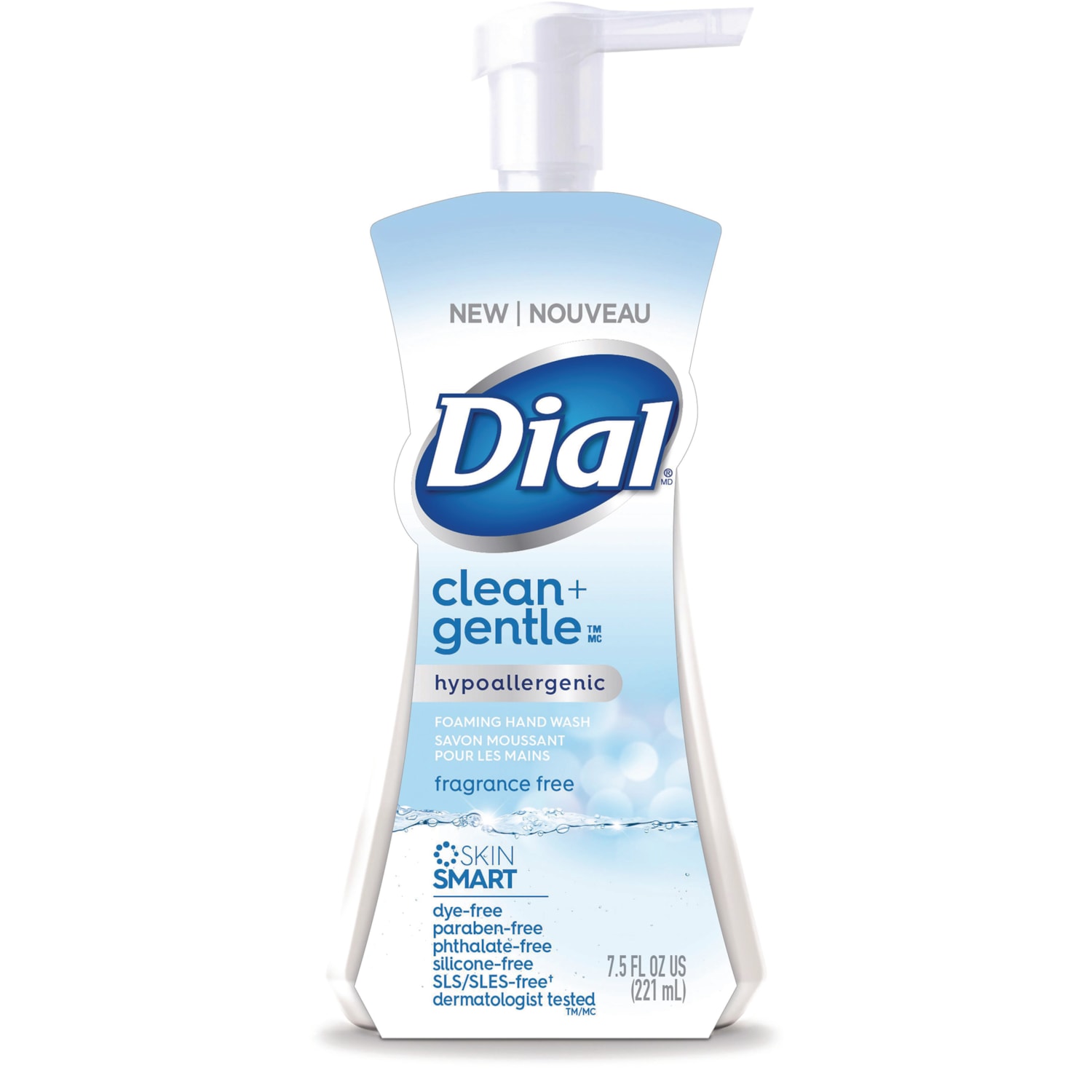 Dial Clean Amp Gentle Hypoallergenic Foaming Hand Soap Fragrance Free