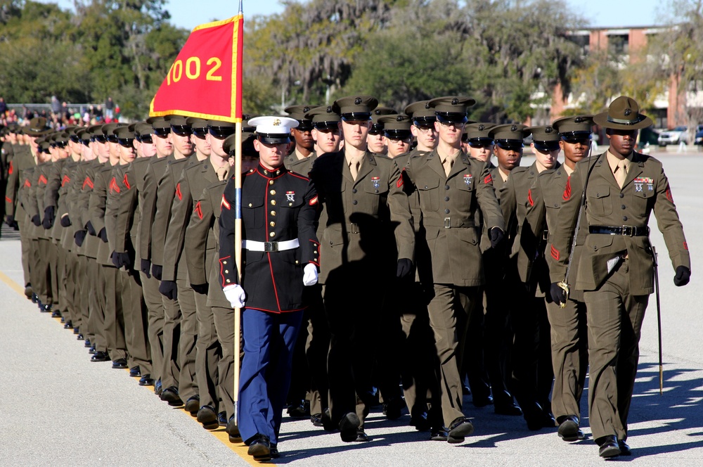 Georgia Marine Graduates As Platoon Honor Graduate