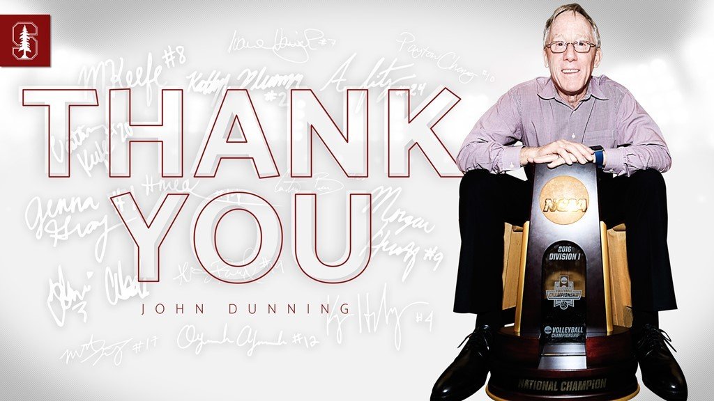 Going Out On Top Stanford Amp 39 S John Dunning Retires After National Title