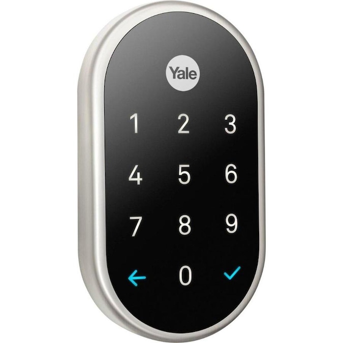 Google Nest X Yale Smart Lock Satin Nickel The Home Depot Canada