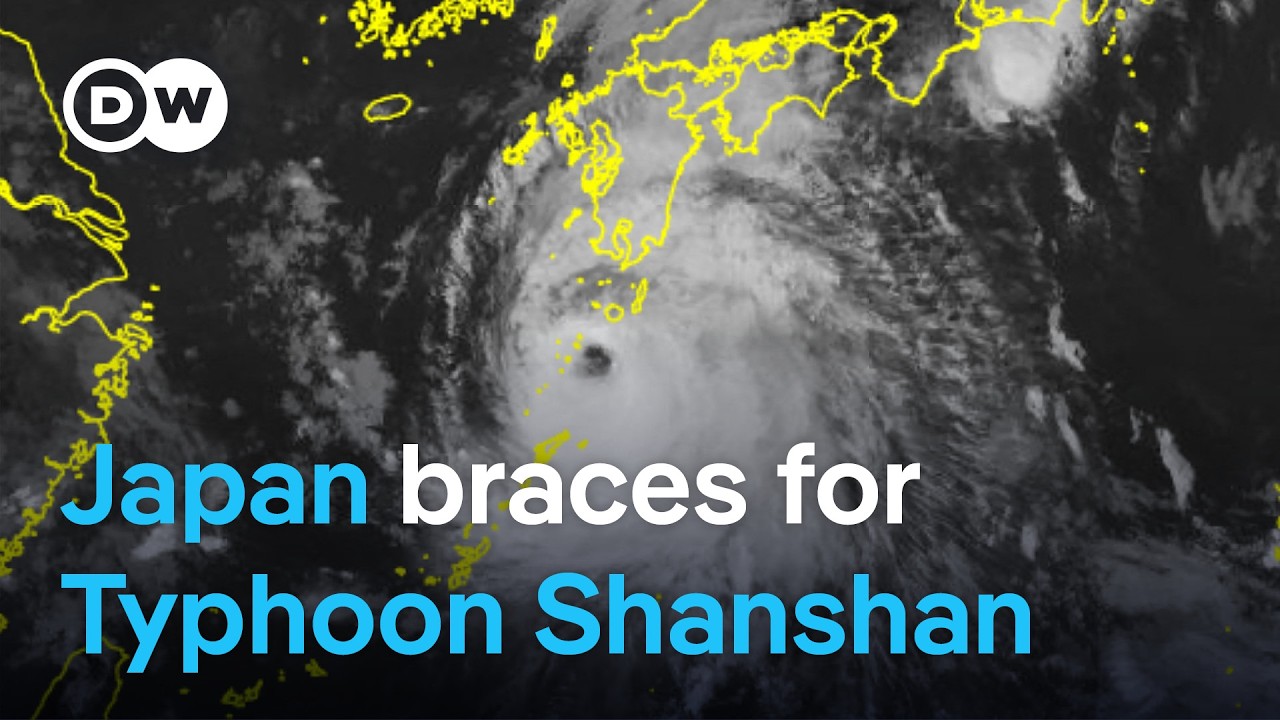 Japan Issues Emergency Warning As Powerful Typhoon Shanshan Approaches