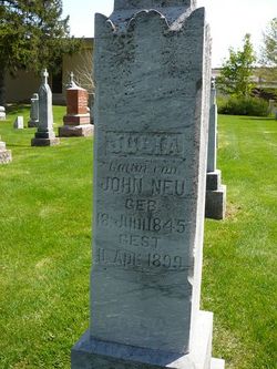 Julia Neu 1845 1899 Find A Grave Memorial