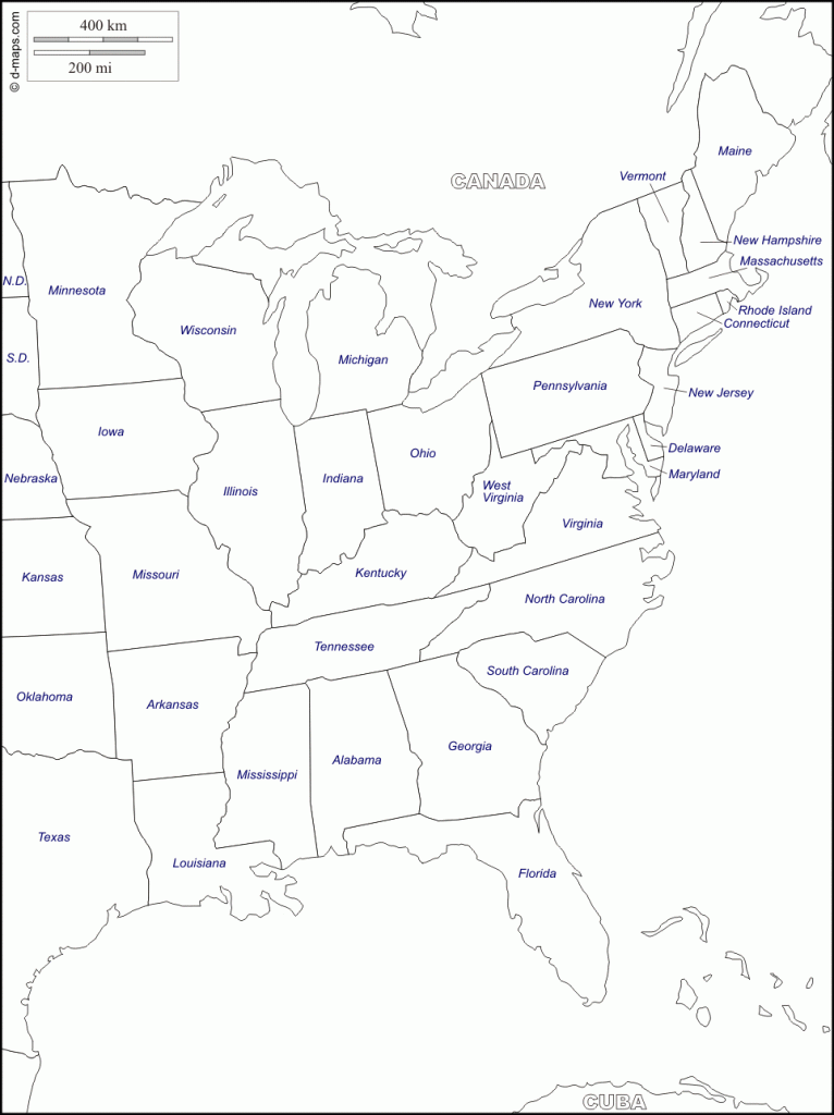 Map Of Eastern States: Explore Region