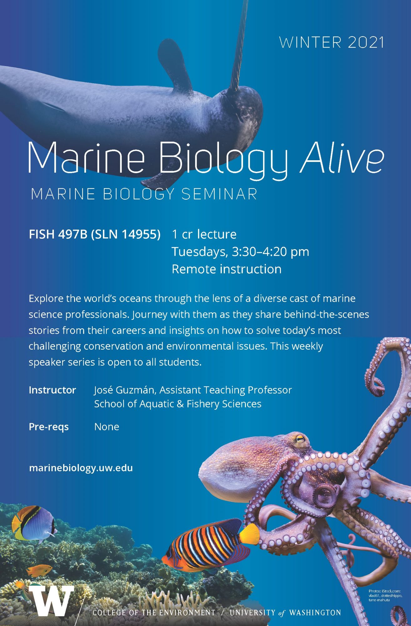 Marine Biology Seminar Winter 2021 Marine Biology