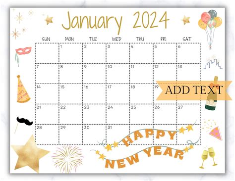 New Year Calendar Free New Year Calendar Calendar For New Year New Year