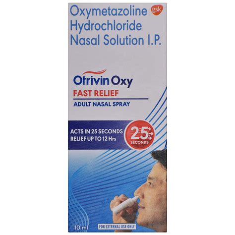 Otrivin Oxy Fast Relief Adult Nasal Spray 10Ml Buy On Healthmug