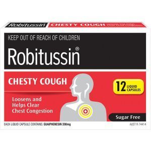 Robitussin Cough Medicine Chesty Cough Liquid Capsules Reviews Black Box