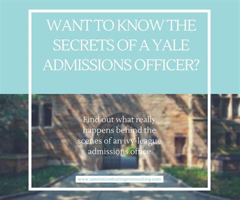 What Got Blair Into Yale? Admission Secrets