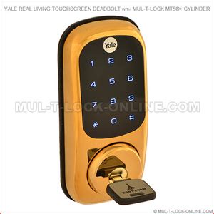 Yale Assure Lock Touchscreen Deadbolt With Mul T Lock Mtl800 Cylinder