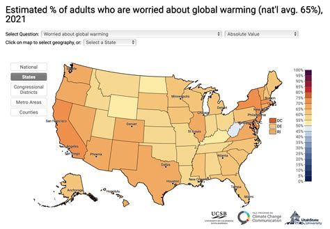 Yale Climate Opinion Maps 2021 Yale Program On Climate Change