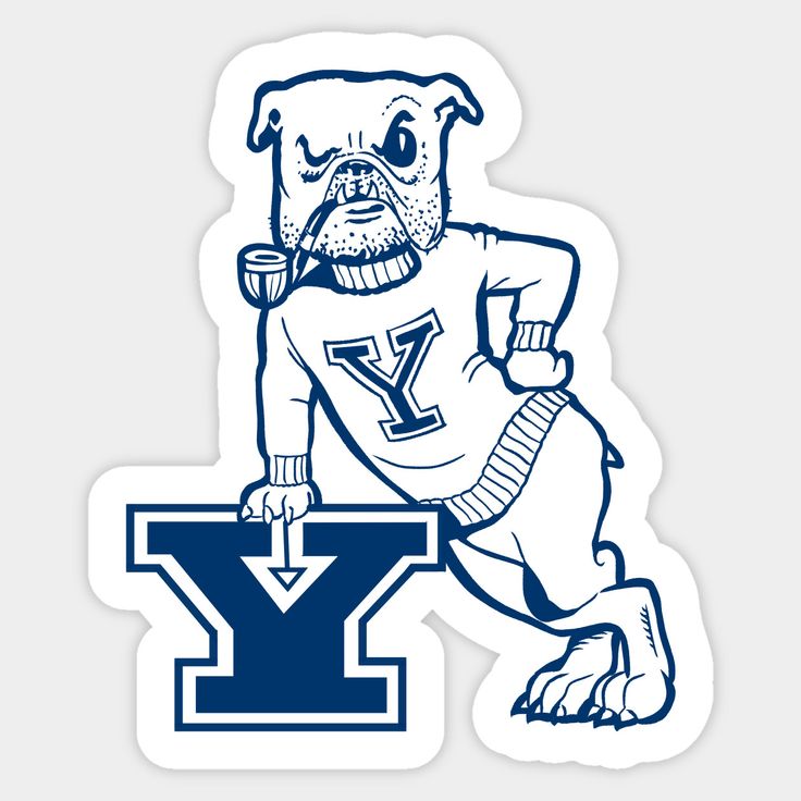 Yale University Vintage Sticker